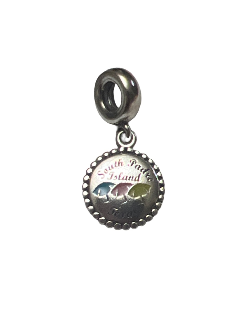 Pandora South  Padre Island Texas Dangle Charm Pendant ALE 925 Sterling Silver